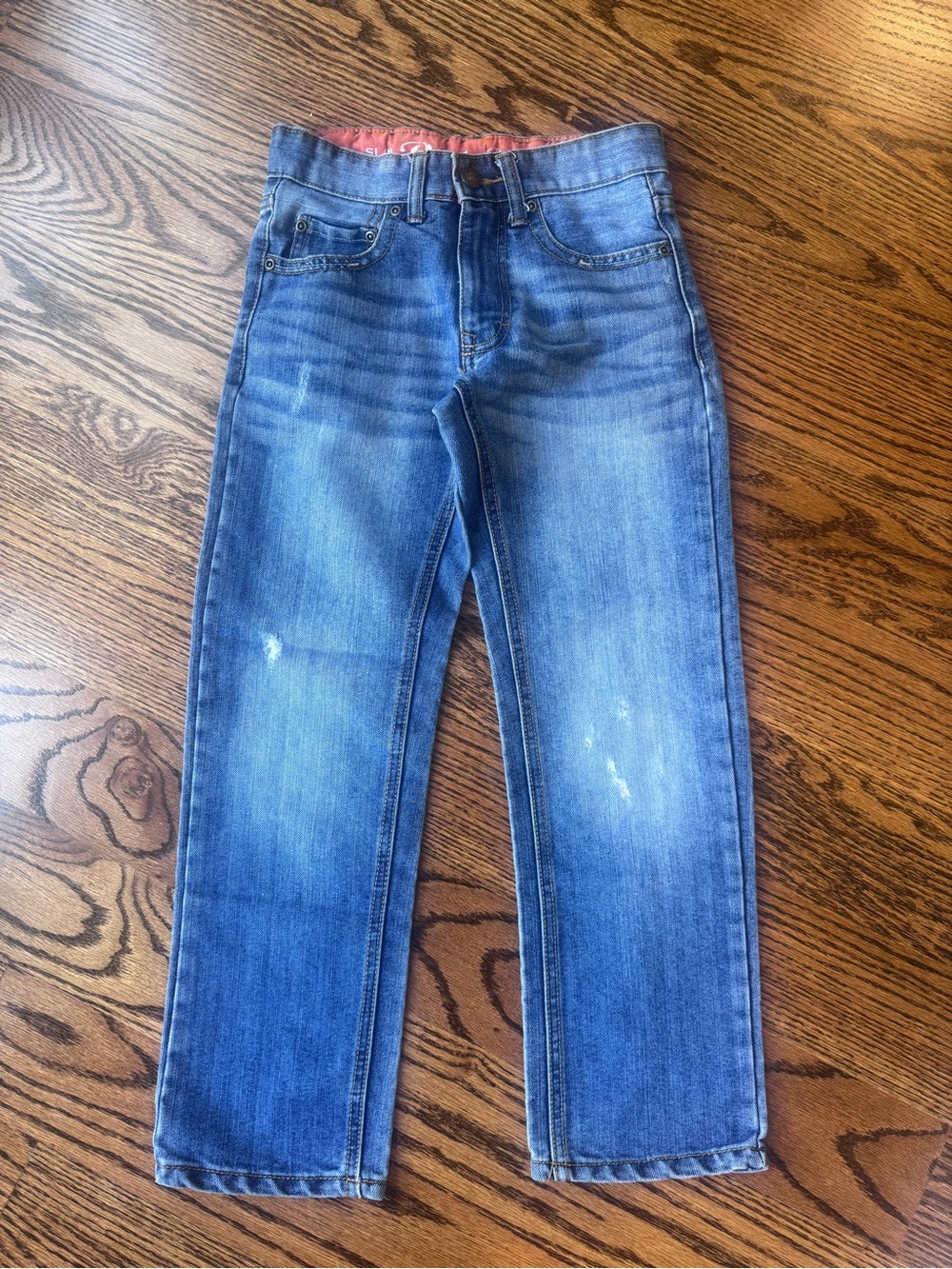 Classic Blue Boys Straight-Leg Jeans - Red Camel Size 10 Slim EUC